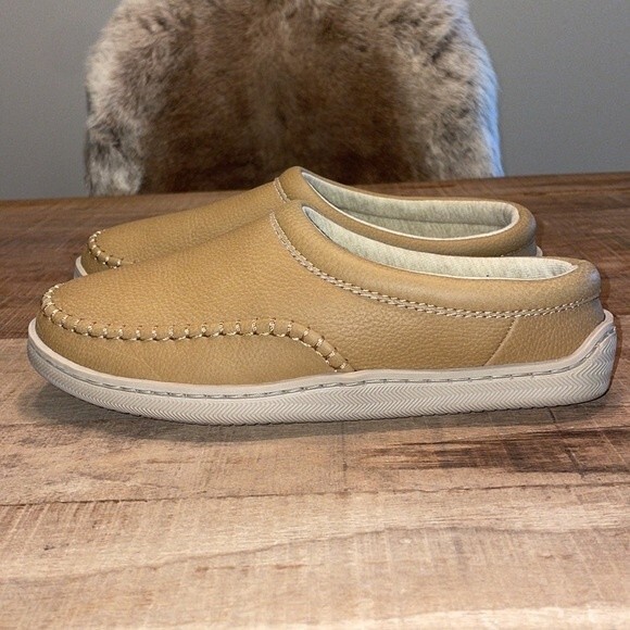 MySlippers Leather Slip On Mules Size 7 - Picture 4 of 7